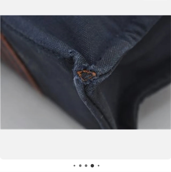 Authentic Hermes Fourre Tout Denim Tote Bag - Picture 6 of 10